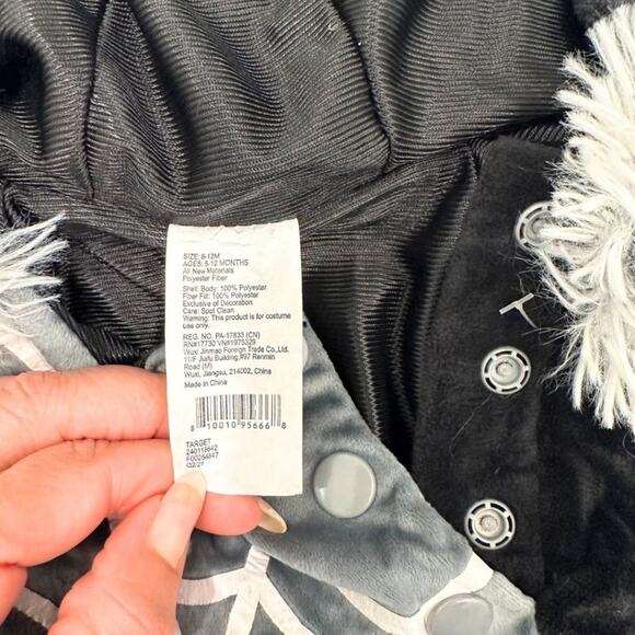 Target Hyde & EEK! BoutiqueToddler Spider Halloween Costume Jumpsuit 6-12 - Picture 7 of 11